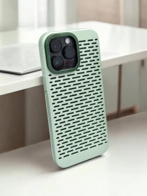 Оптом чохол на телефон м.17748-29 ip 14 pro фісташковий в асортименті - фото 1