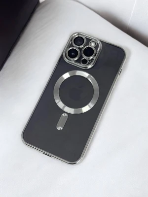 Оптом чохол на телефон м.17748-18 ip 12 pro сріблястий в асортименті - фото 1