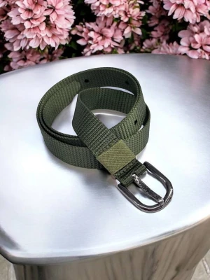 Оптом пасок "класичний" (текстиль) 2.5см м.122-14-5 хакi в асортименті - фото 1