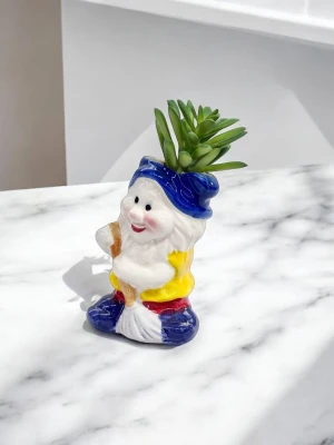 Оптом искусственный мини-суккулент в горшке м.kc-81/1 - фото 1