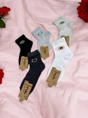 Оптом дитячі шкарпетки boutique chlildren's 1уп.10пар м.3 р.4-8 - фото 1