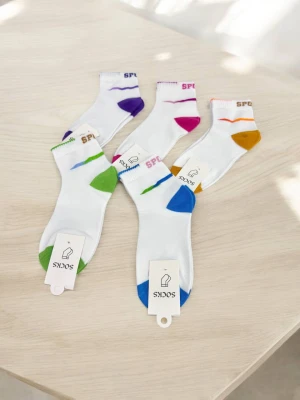 Оптом жіночі шкарпетки socks (короткі) 1уп.10пар м.1 р.22-25 - фото 1