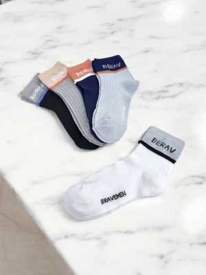 Оптом дитячі шкарпетки nan ji ren 1уп.5пар м.9 р.17 - фото 1