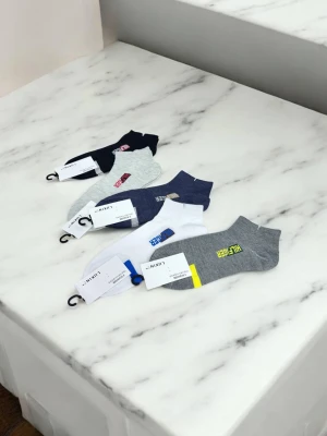 Оптом шкарпетки чоловічі luxin socks (короткі) 1уп.10пар м.465-2 р.25-28 - фото 1