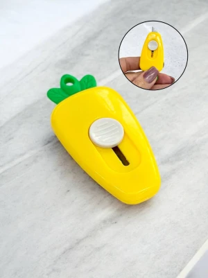 Оптом ніж канцелярський mini м.613opp жовтий в асортименті - фото 1