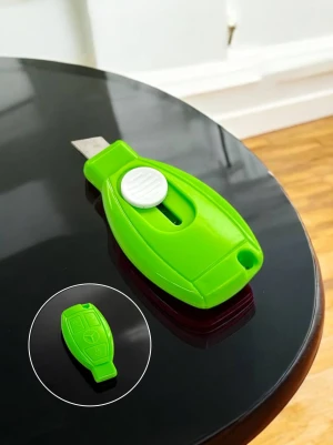 Оптом ніж канцелярський mini м.811opp зелений в асортименті - фото 1