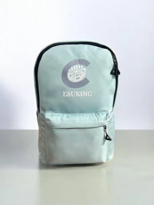 Оптом рюкзак (плащівка) м.122458 м'ятний в асортименті - фото 1