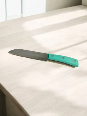 Оптом ніж кухонний (пластикова ручка) 26см. м.544-12 м'ятний в асортименті - фото 1