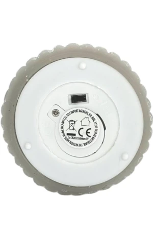 Оптом декоративна парафінова led свічка 17см сірий в асортименті - фото 3