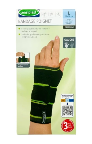 Оптом бандаж для зап'ястя лівої руки "sensiplast" l 17-19 см. - фото 1