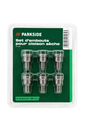 Оптом набір біт для гіпсокартону "parkside" 25мм. 6 шт. - фото 1