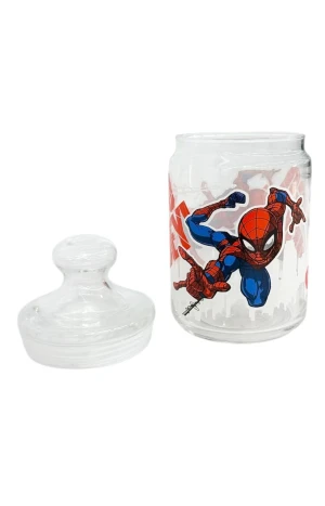 Оптом банка для сипучих продуктів "spider man" (скло) 1 л. - фото 2