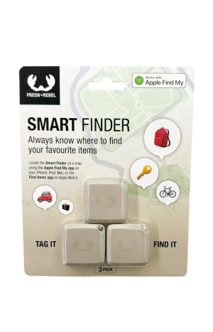 Оптом набір трекерів "fresh `n rebel" (works with apple find my) 3 шт. бежевий в асортименті - фото 1