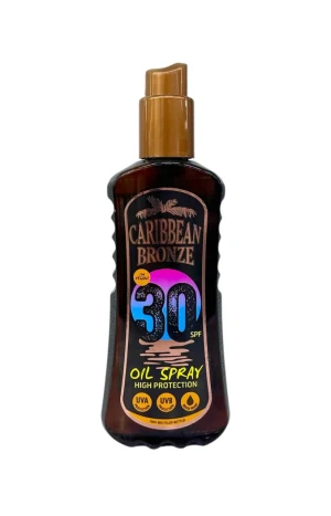 Оптом сонцезахисна олія-спрей "caribbean bronze" (spf 30) 200 мл. - фото 1